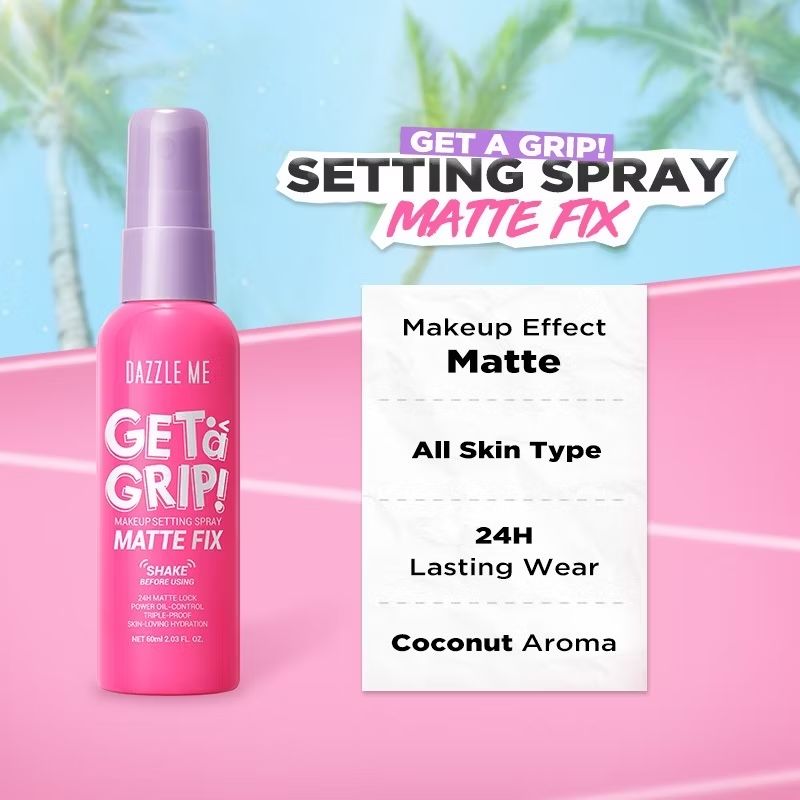 Dazzle me get a grid setting spray 