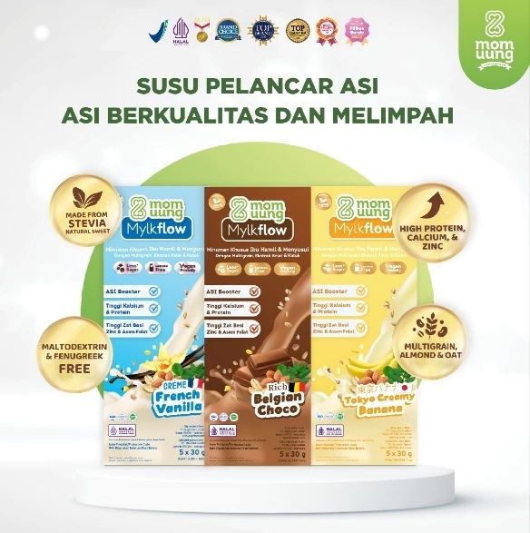 Susu Mom Uung Variety Mix Rasa 3 sachet