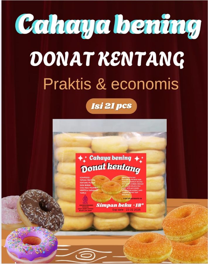 Donat bening kentang