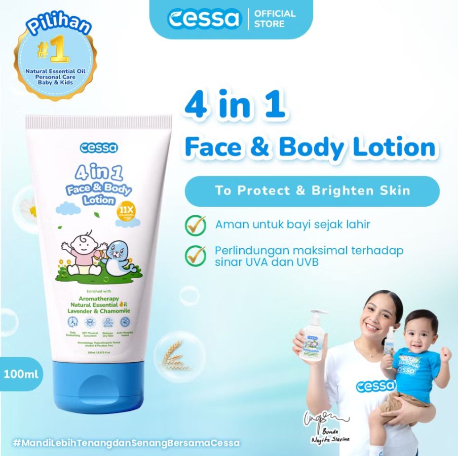 Cessa 4in1 Face & Body Lotion 150ml BESAR