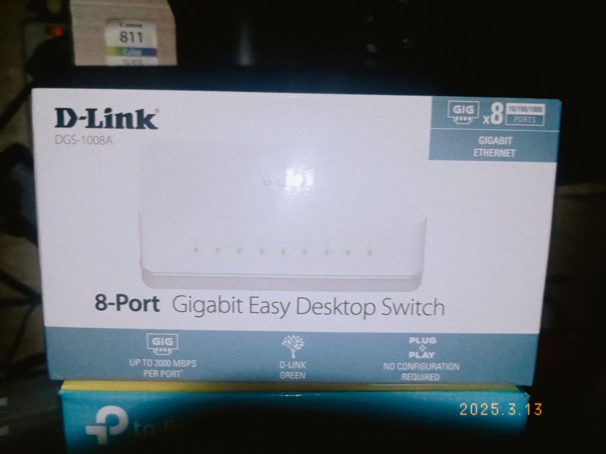 D-Link 8-port Gigabit easy 