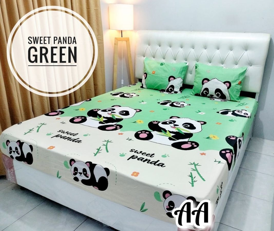 Homemade 160x200 - SWEET PANDA GREEN
