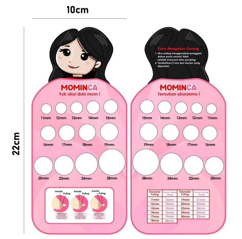 Nipple Ruler Pengukur Puting Payudara
