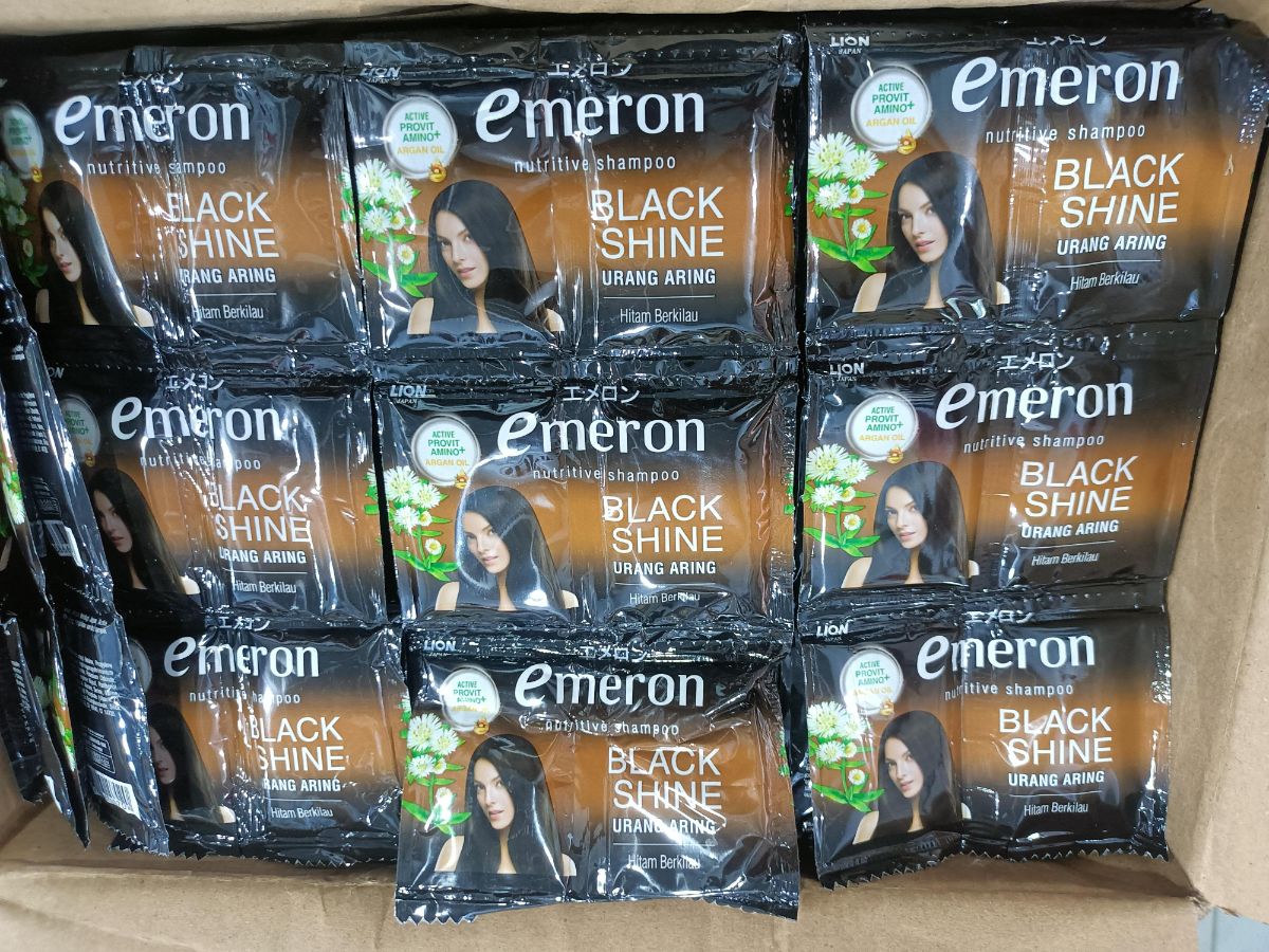 Emeron sachet black shine 