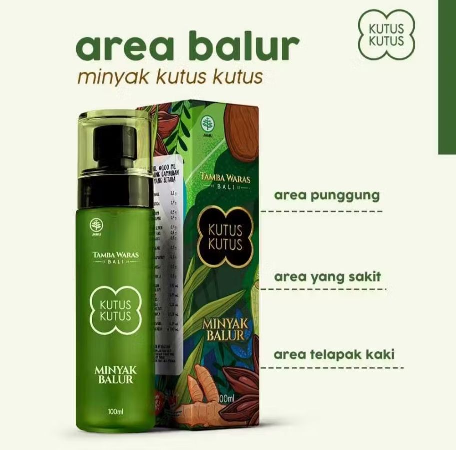 Minyak Balur Kutus-kutus HIJAU