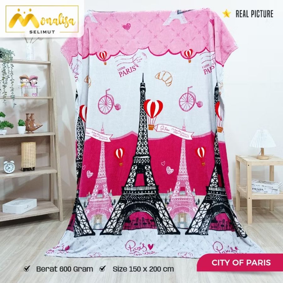 Selimut Monalisa - CITY OF PARIS