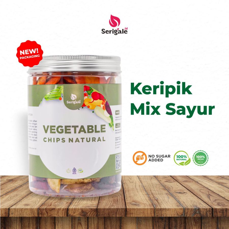 Keripik Mix Sayur Kemasan Baru 650ml 