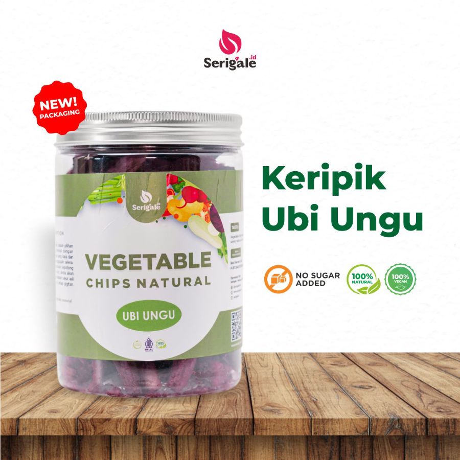 Keripik Ubi Ungu Kemasan Baru 650ml