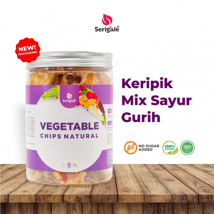 Keripik MIX SAYUR GURIH Kemasan Baru 650ml