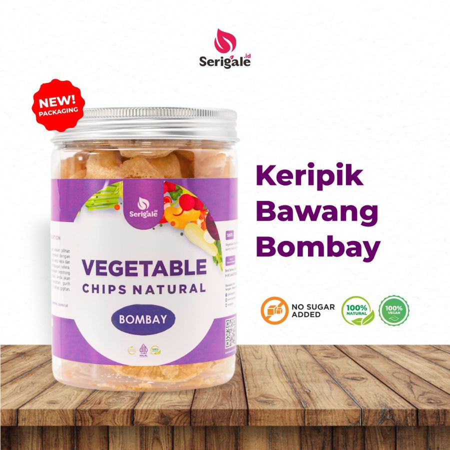 Keripik Bawang Bombay Kemasan Baru 650ml