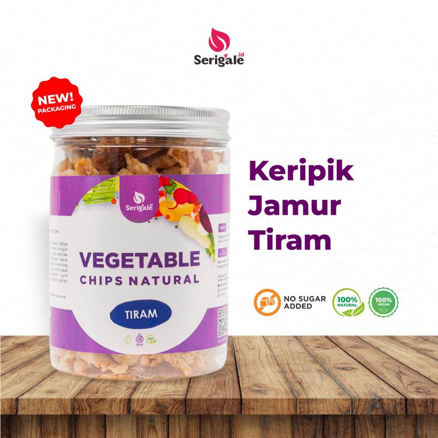 Keripik Jamur Kuping Kemasan Baru 650ml 