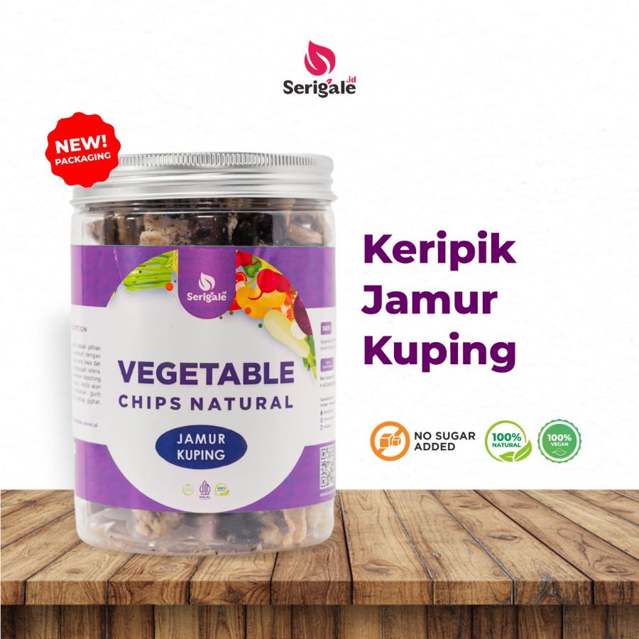 Keripik Jamur Kuping Kemasan Baru 650ml