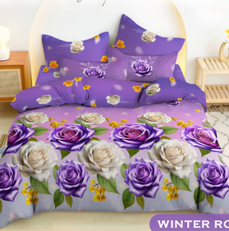 Bedcover Set Homemade 180x200 - WINTER ROSE