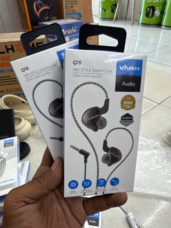 HF VIVAN hifi atyle earphone Q15 (DH)