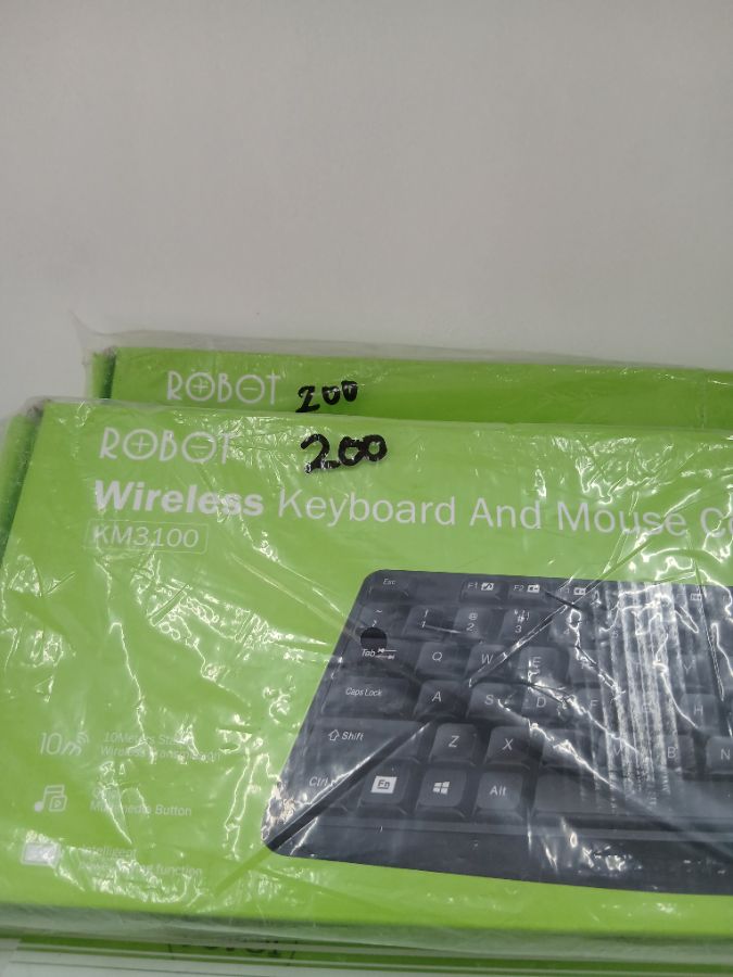 ROBOT KEYBOARD + MOUSE WIRELESS KM3100 (AD0)