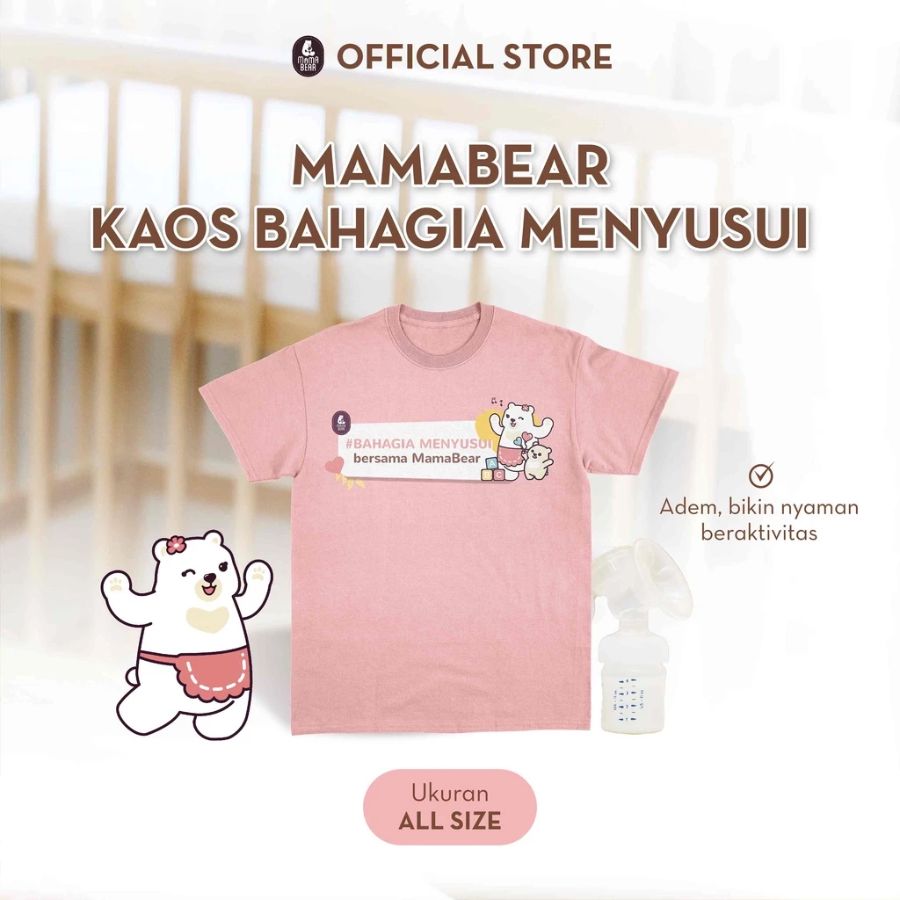Baju Kaos Mamabear Mommy ukuran M