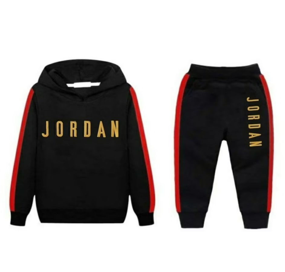 Baju Mexsen Setelan Hitam Jordan 1-2 tahun