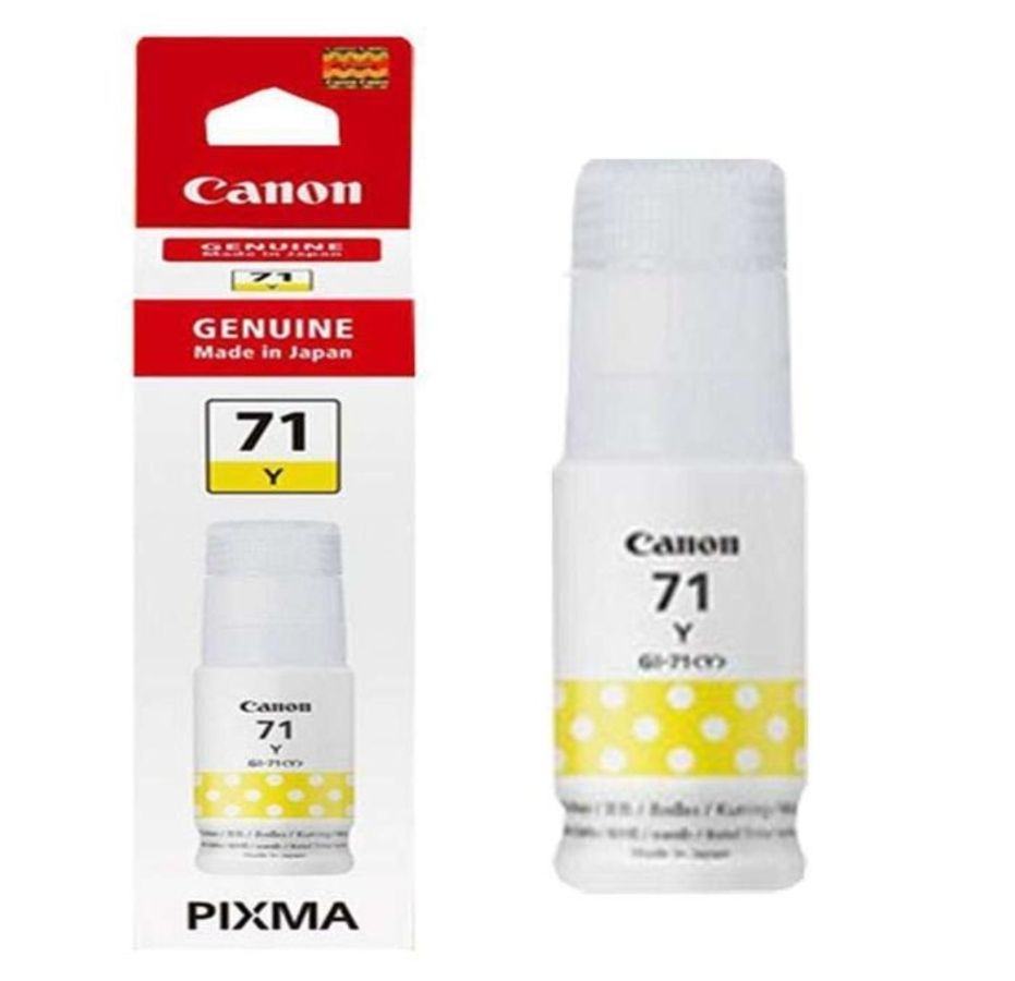 Tinta compatible canon GI-71 yellow