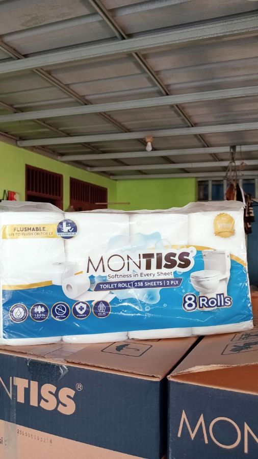 Tisu montiss toilet roll 