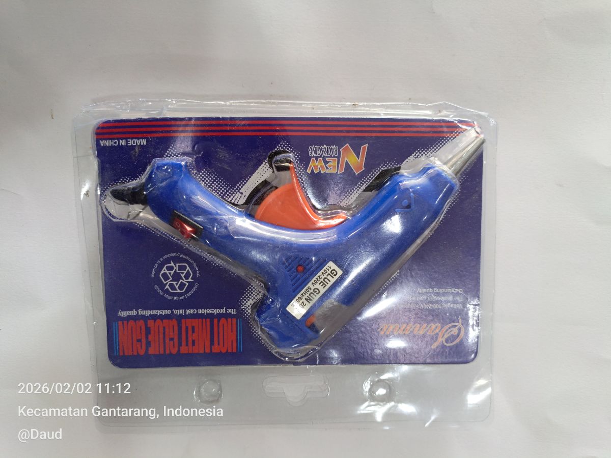 Alat tembak lem lilin on off 