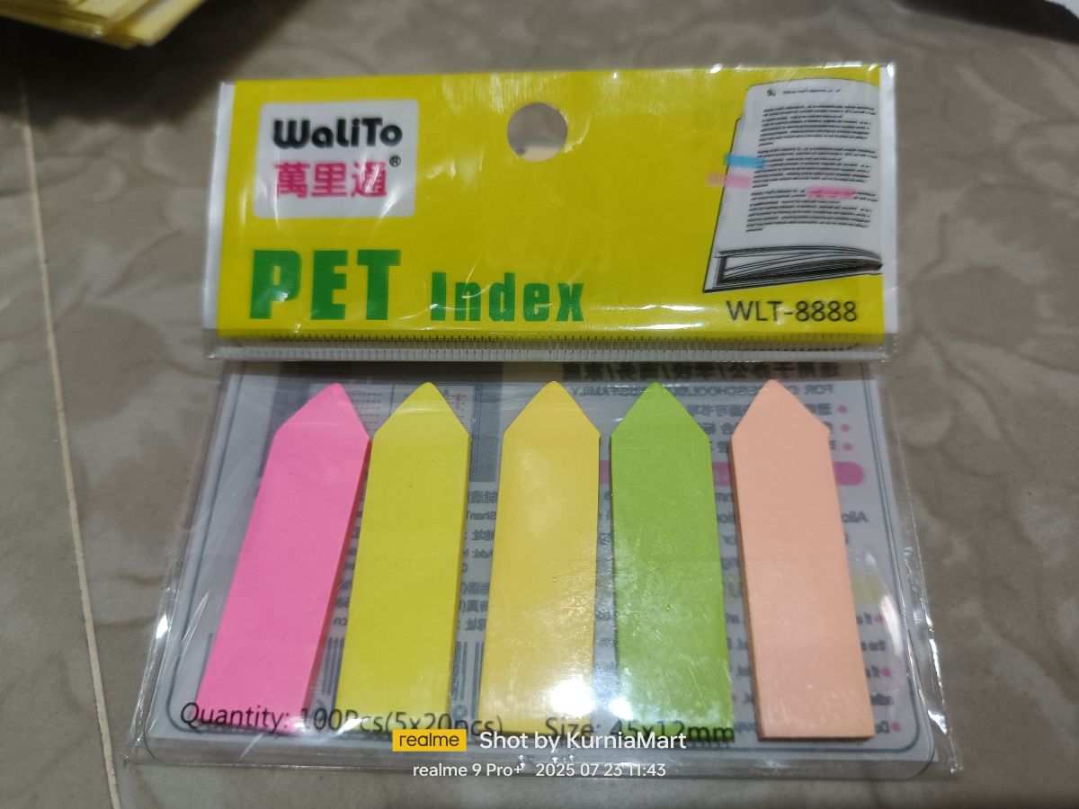 Stik note pet index walito
