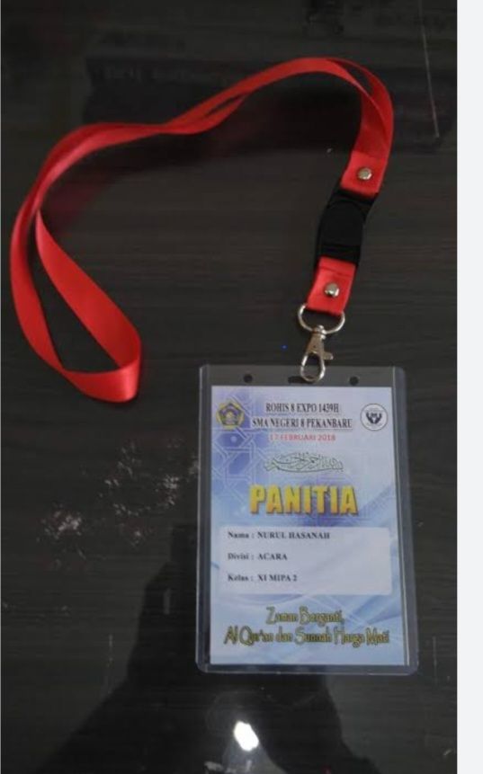 Name tag panitia / peserta 1 set