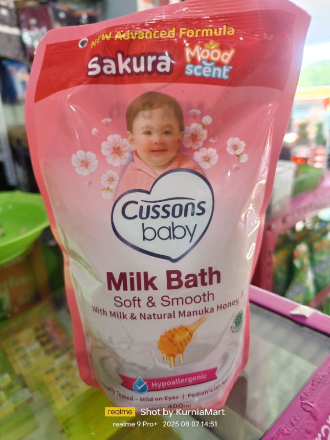 Cussons milk bath soft 400