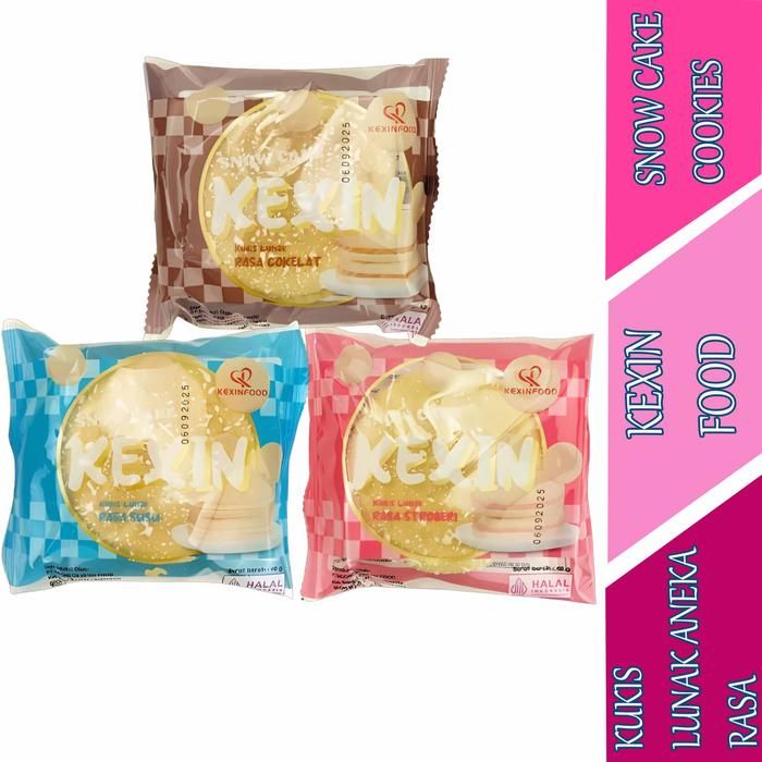 Kexin Snow Cake (Chocolate & Strawberry) 40g