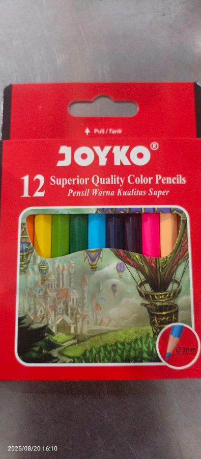 Pensil warna Joyko 12wrn
