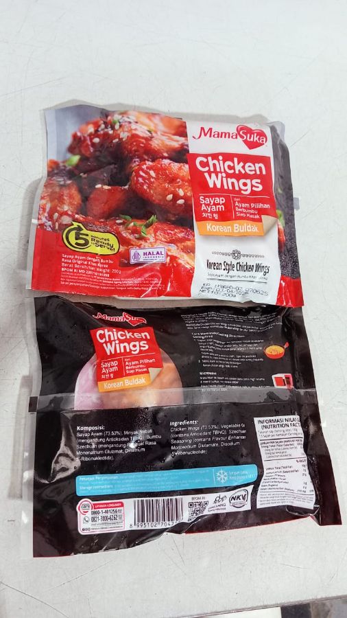 Mamasuka chicken wings korean buldak 200 gr