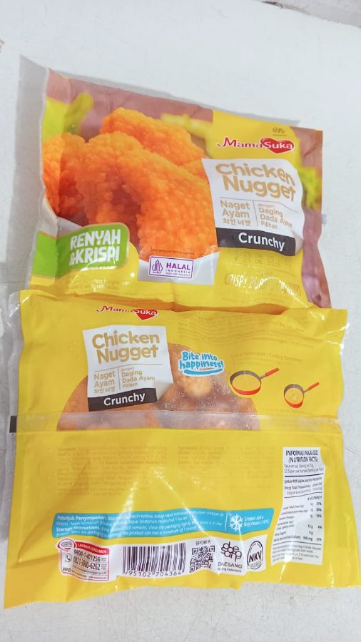 Mamasuka nugget crunchy 400gr 