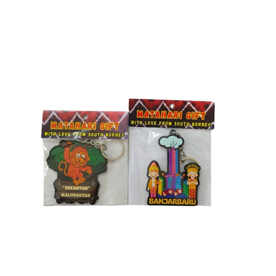 GANTUNGAN KUNCI KARET MATAHARI GIFT