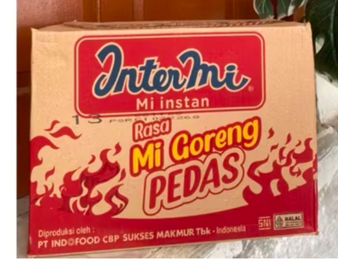 Intermie goreng pedas
