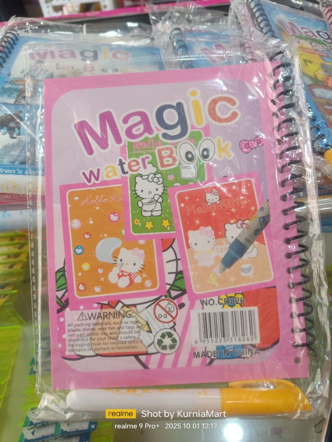 Magic waterbook