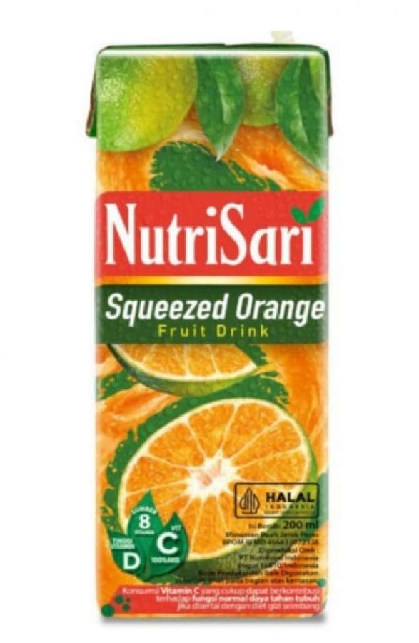 NutriSari Squeezed Orange 200ml