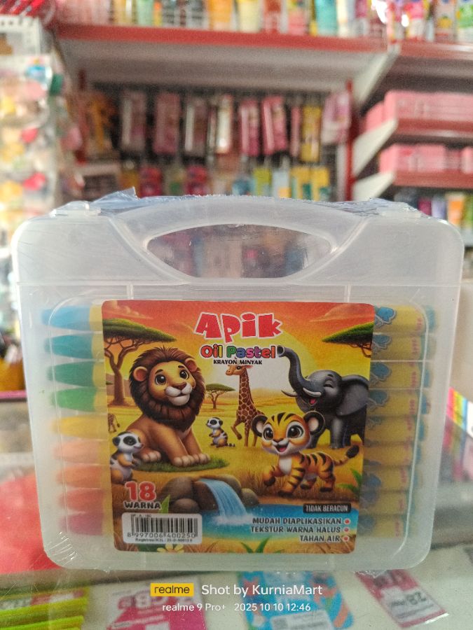 Krayon apik 18 warna