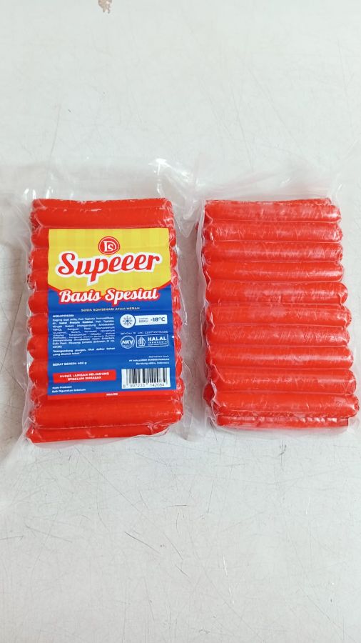 Sosis mawar basis merah 