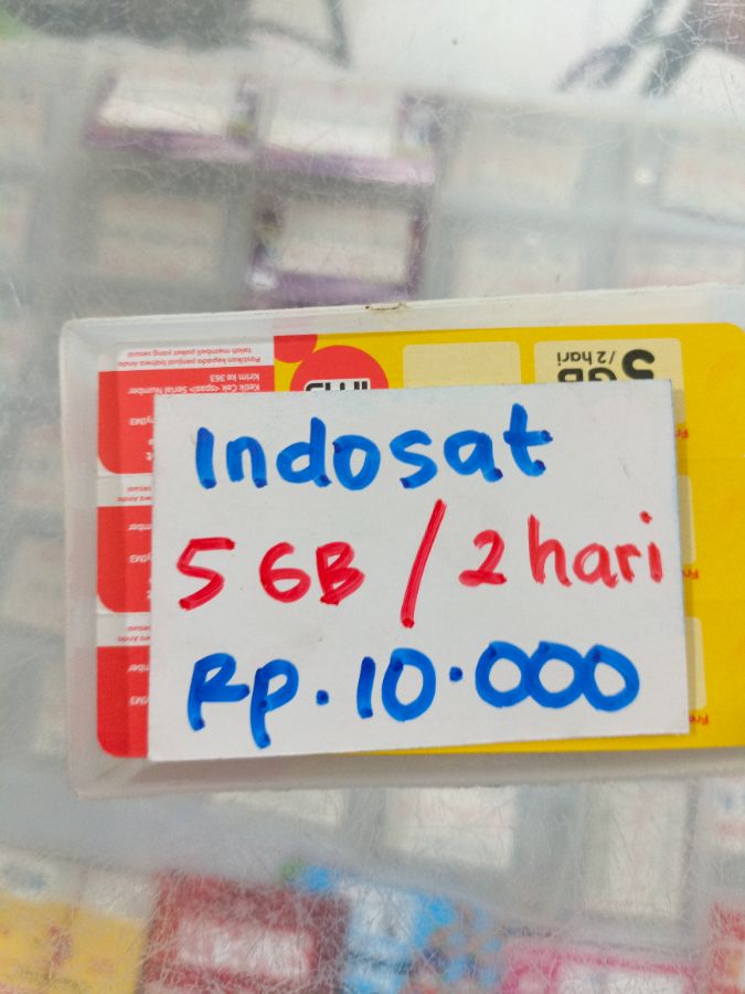 Indosat 5gb/2hari 