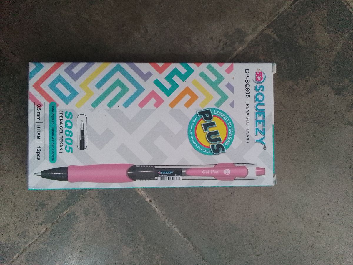 Pena gel squeezy tekan