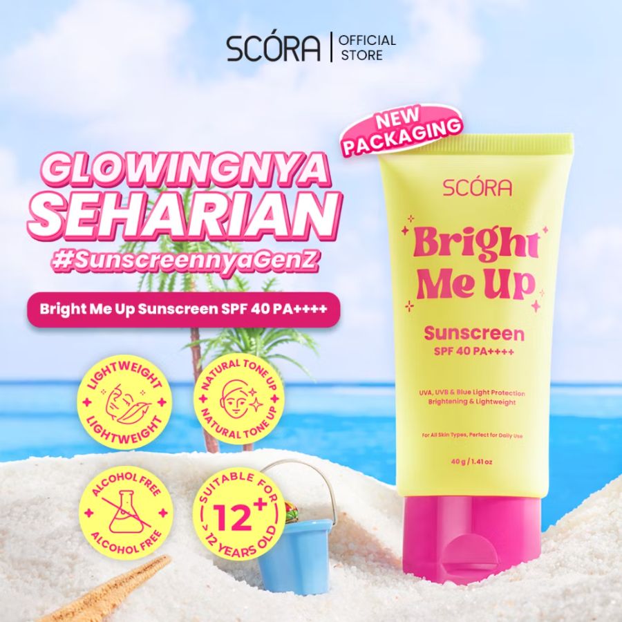 Scora Sunscreen bright me up