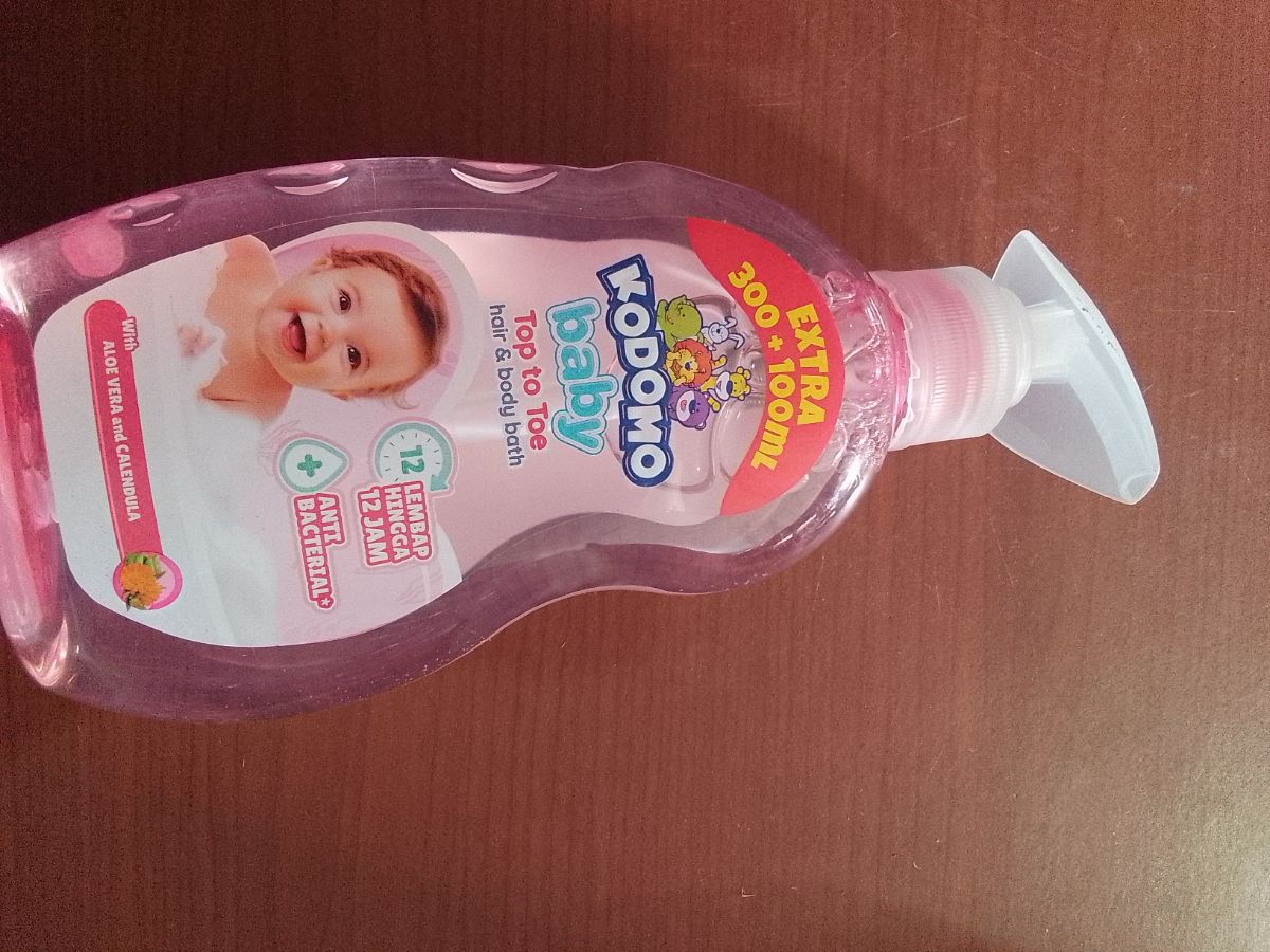 Kodomo Baby Top to Toe Pink 400ml
