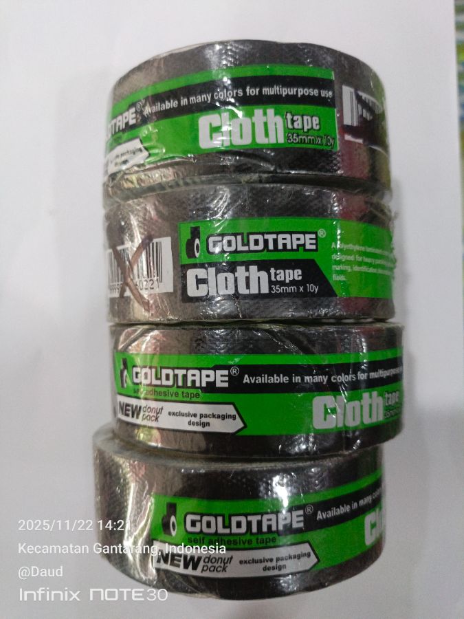 Lakban jilid goldtape 35mm