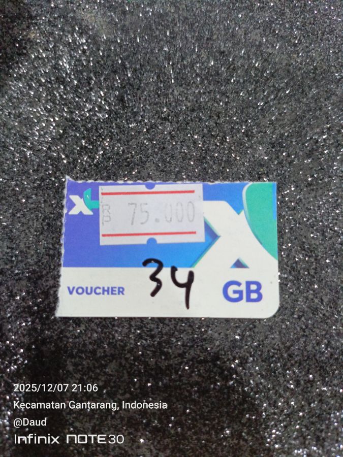 *Voc XL 34gb 30hari