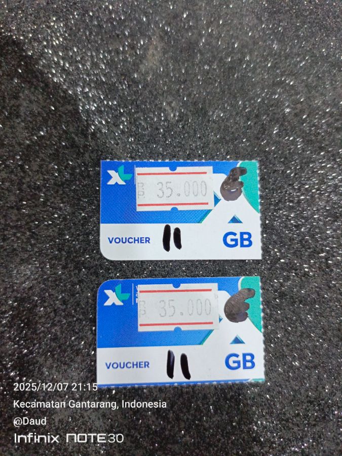 *Voc data XL 11gb 7hari