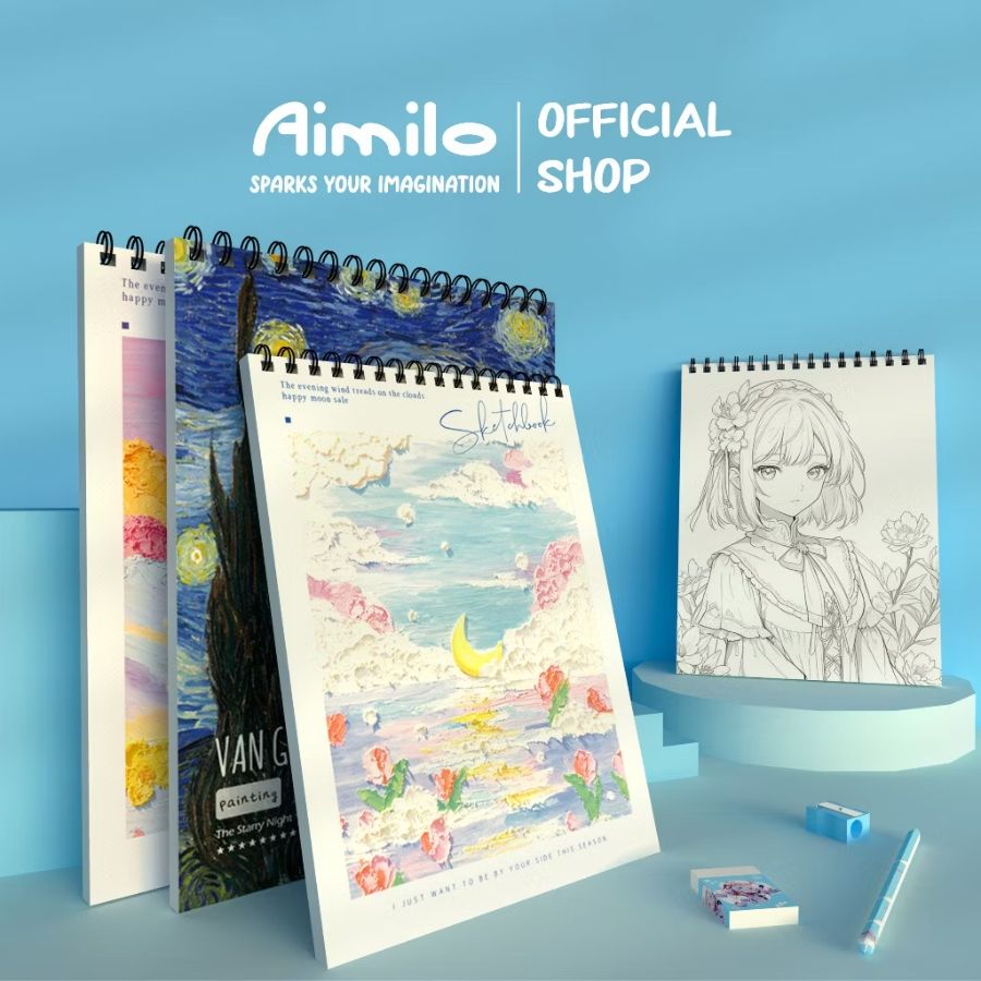 Buku sketsa A4 AIMILO