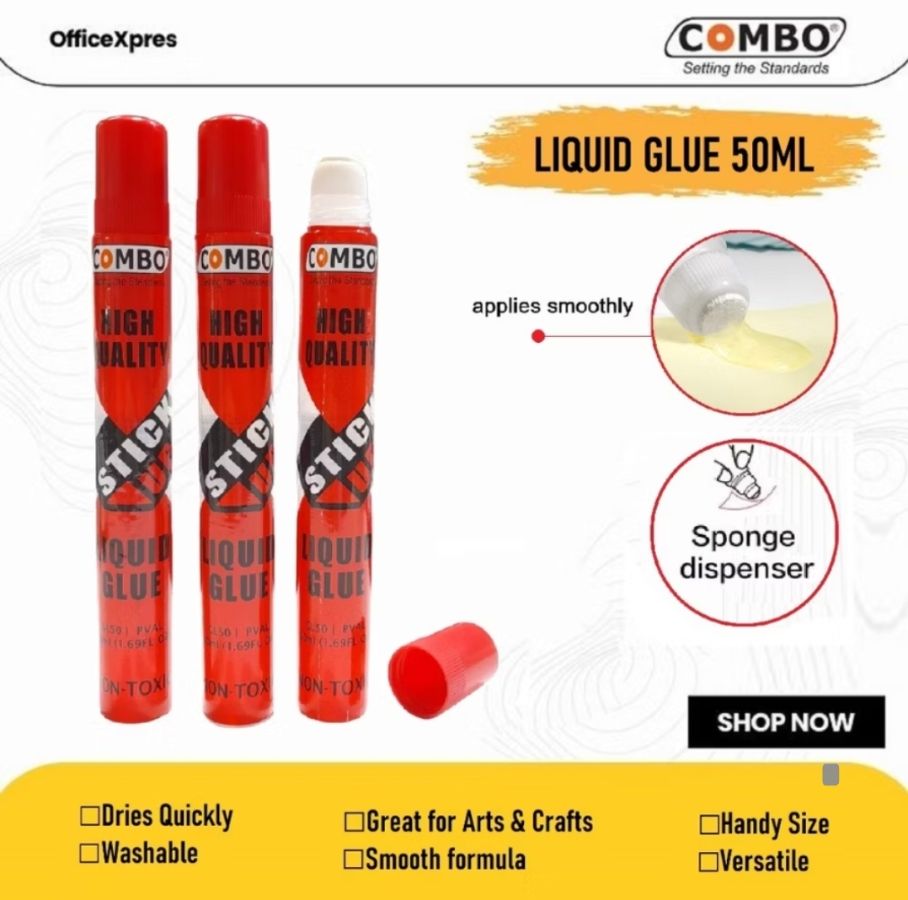 Lem cair / Lem bening Combo 50 ml