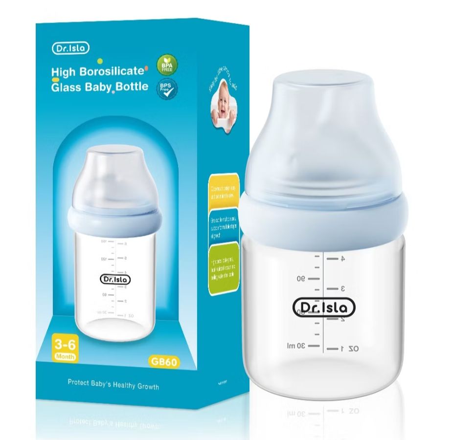 New Glass Bottle dr Isla 160ml all Colour