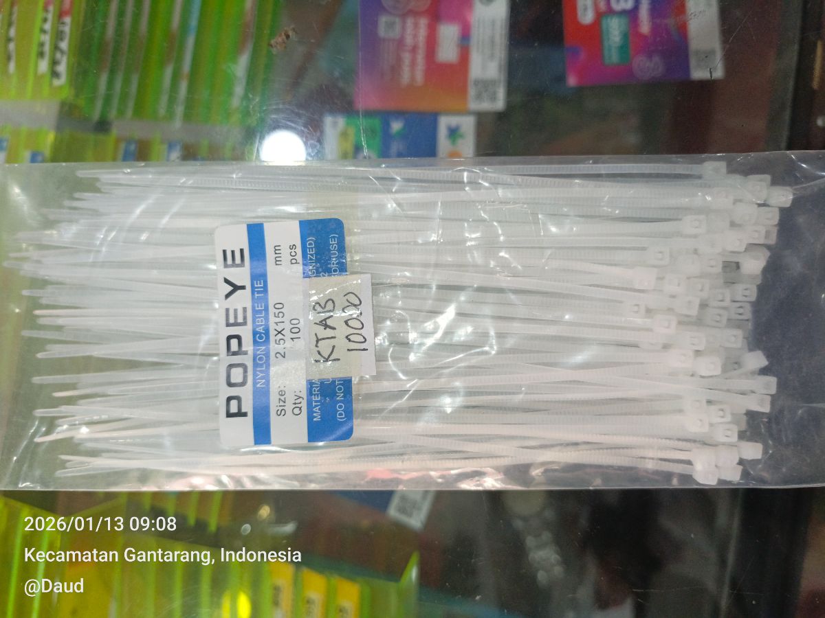 Kabel ties popeye 2.5x150