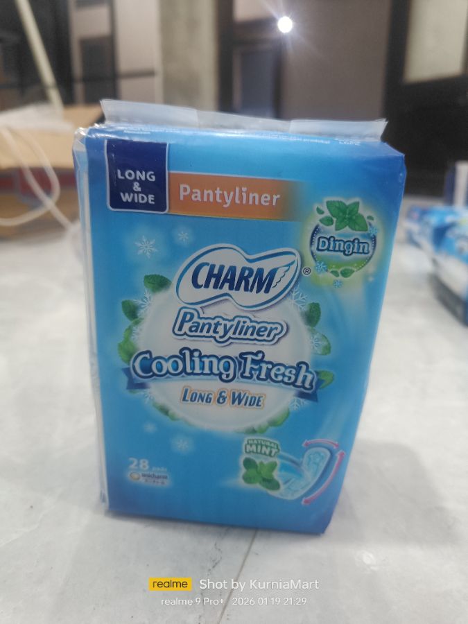 Charm pantyliner cool 28p