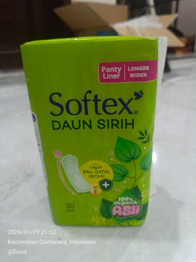 Softex pantyliner sirih 30p
